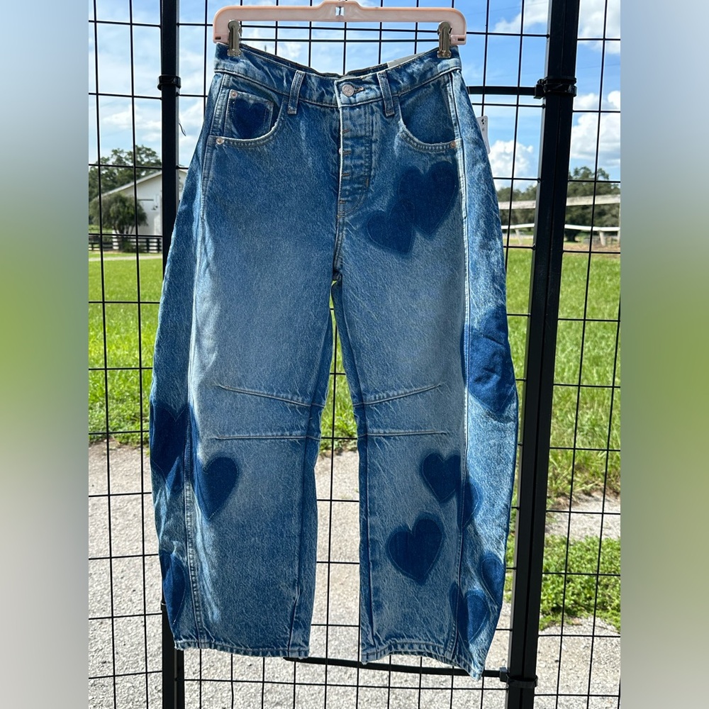 Free People We The Free 24S Heart Jeans
